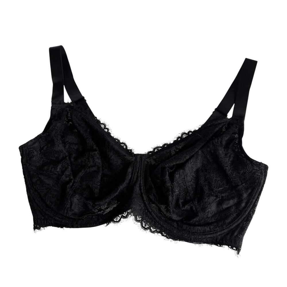 HSIA Sunflower Black Lace Underwire Unlined Bra Women’s 38I Romantic Whimsygoth - Picture 2 of 8